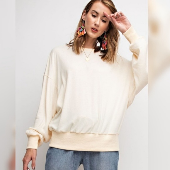 EASEL Oversized Knit Sweater - Picture 2 of 5